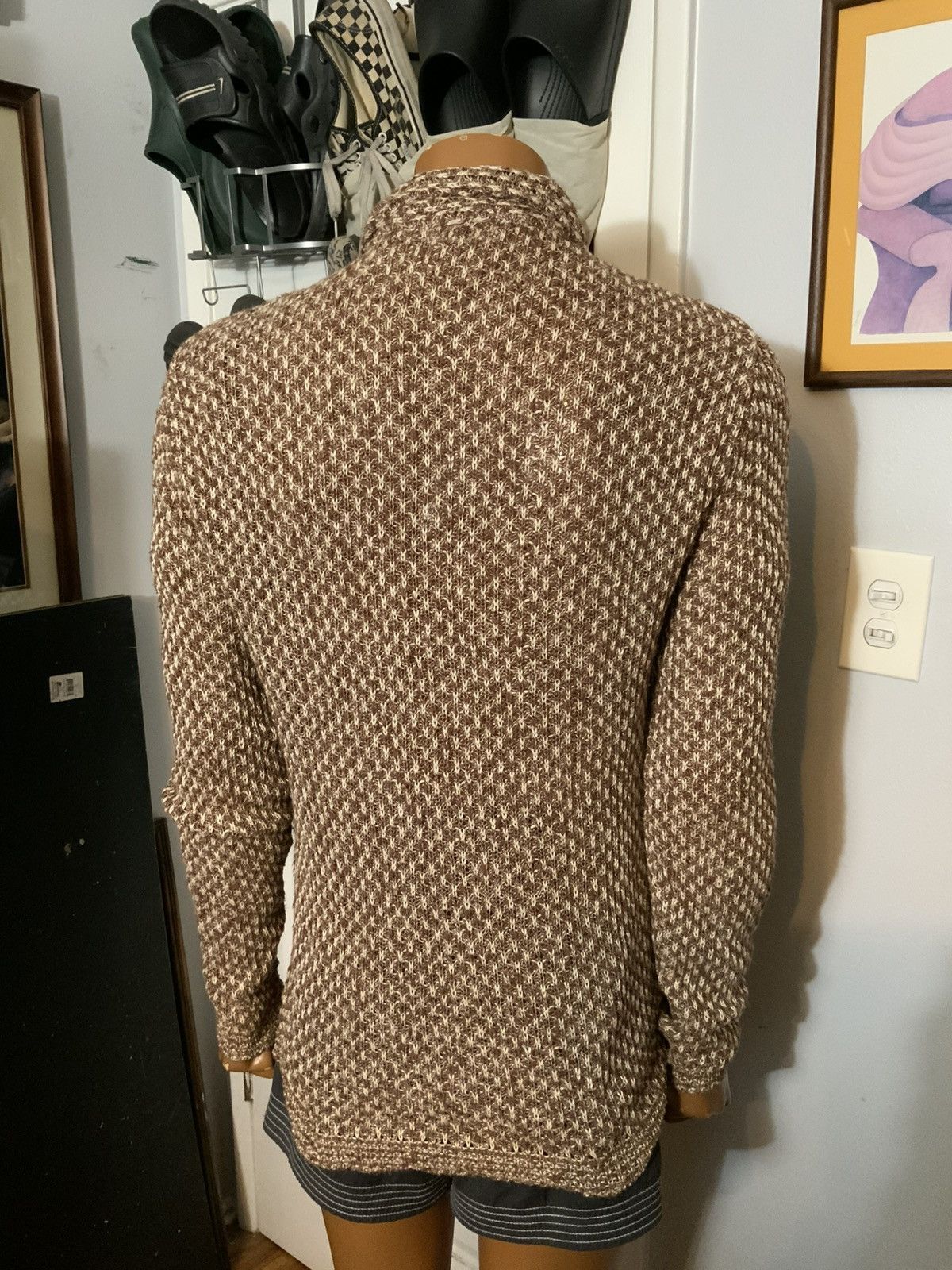 Vintage VTG 60s 70s Prince Igor Burma Knit Circle Zip Disco Sweater Size US M / EU 48-50 / 2 - 10 Thumbnail