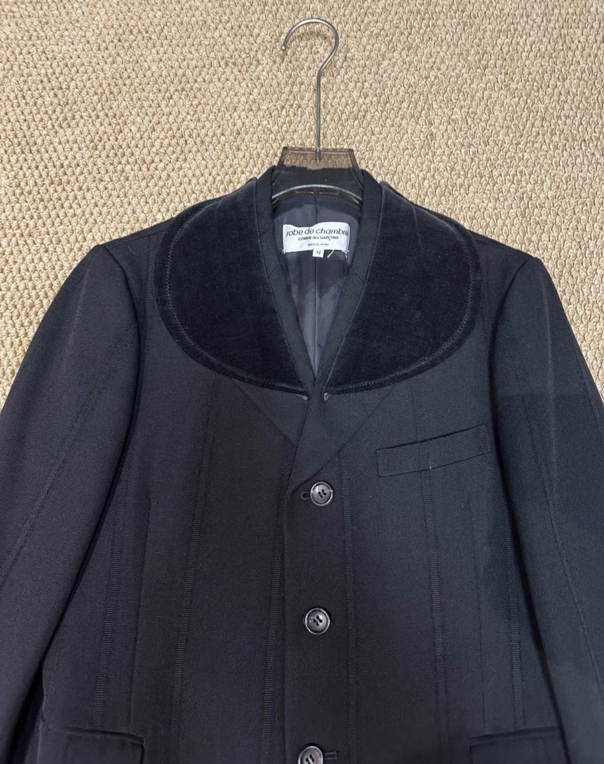 Comme des Garcons Comme des Garçons Velvet Jacket with Heart Collar K23 Size M / US 6-8 / IT 42-44 - 5 Thumbnail