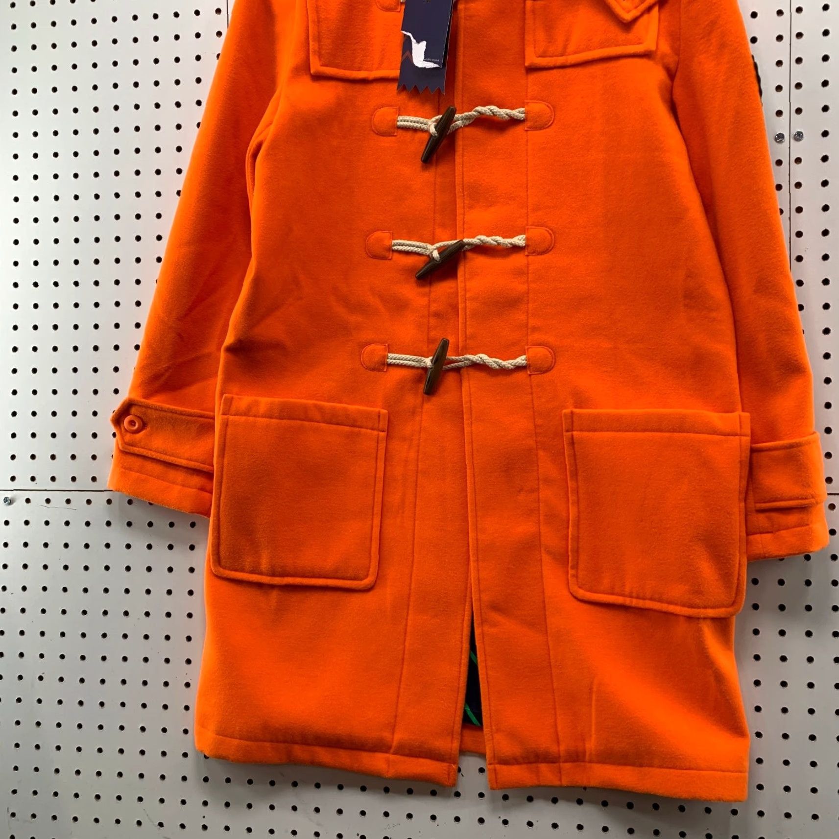 Rowing Blazers VINTAGE Rowing Blazers Overcoat Coat Duffle Toggle Orange Small Mens NWT Winter Size 36R - 6 Thumbnail