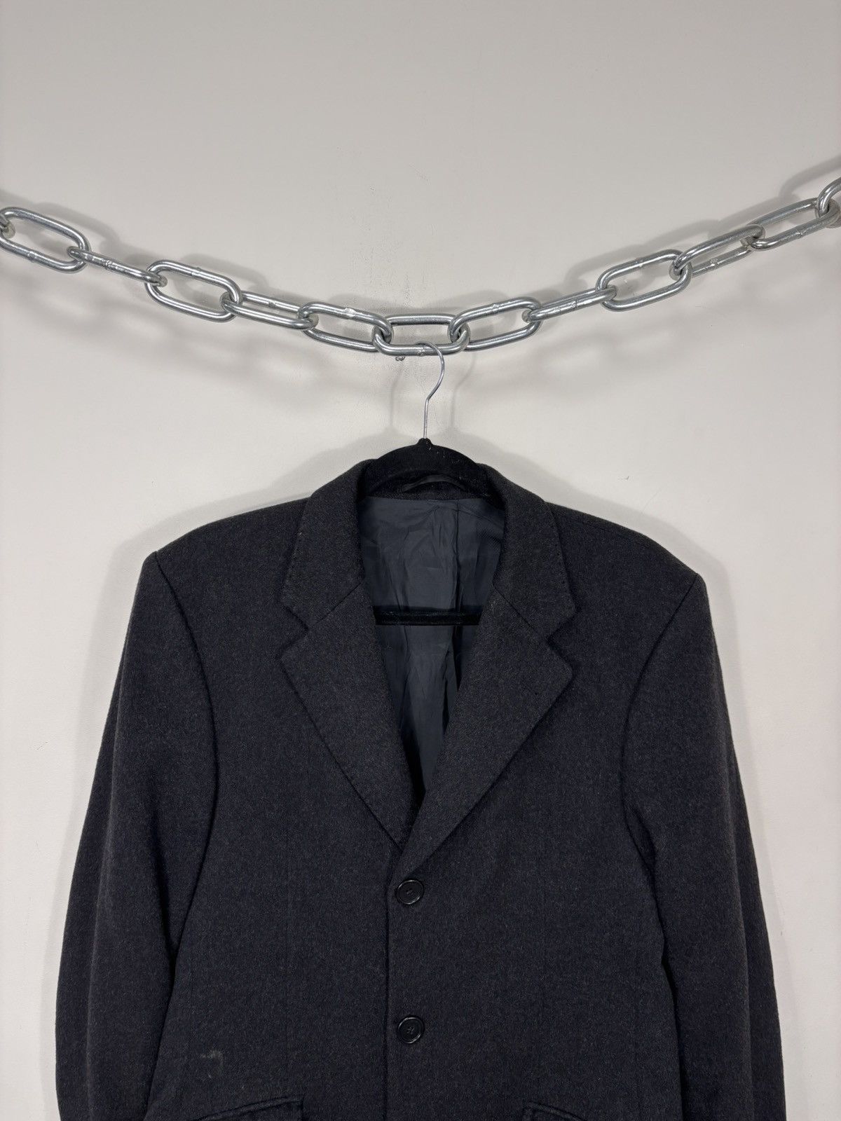 Other Duetz Men’s Charcoal Grey Tessile d’Oro Cashmere Overcoat Size US M / EU 48-50 / 2 - 4 Thumbnail