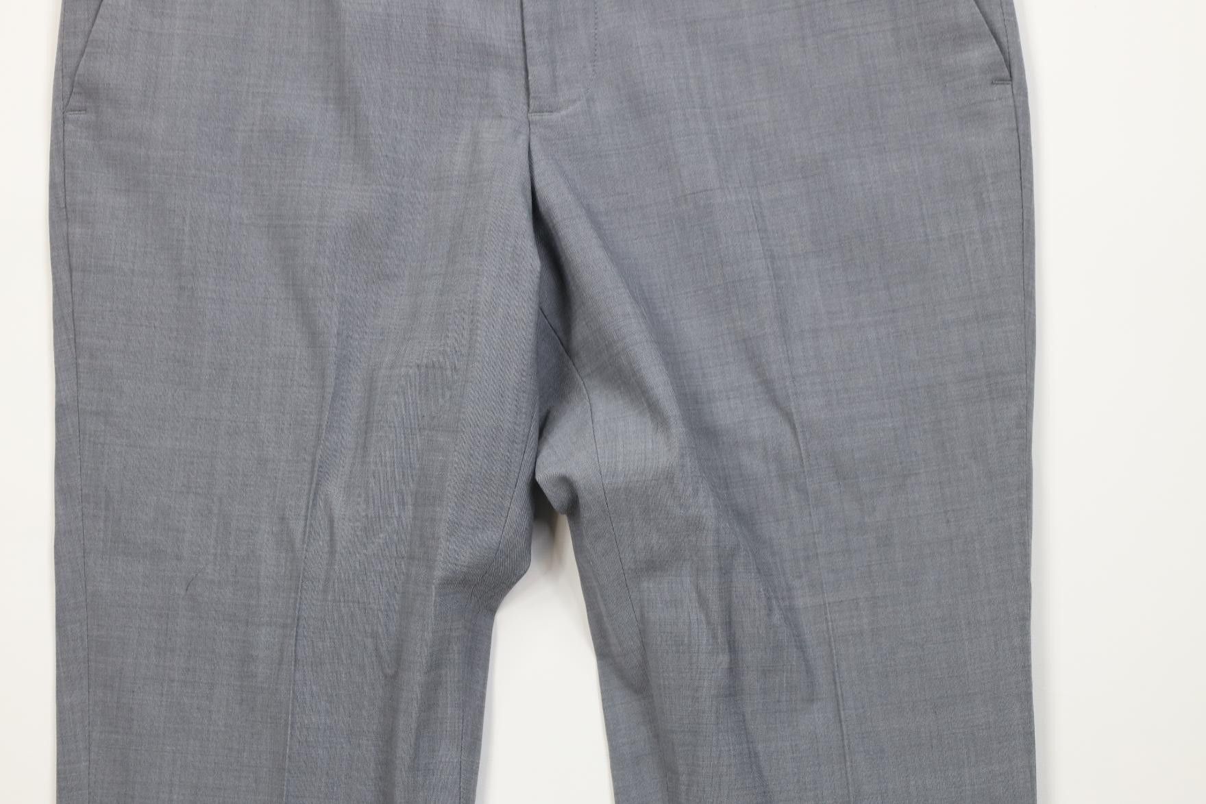 Express Express Slim Fit Chambray Sharkskin Chino Pants Trousers Size US 30 / EU 46 - 3 Thumbnail