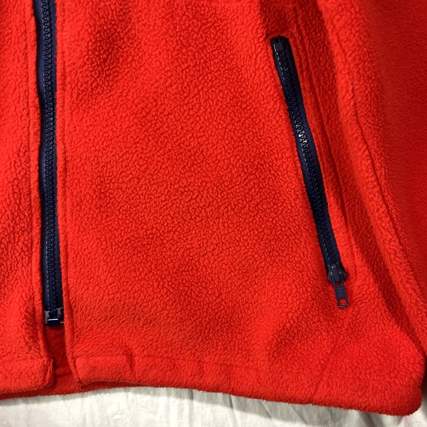 Timberland VINTAGE Timberland Jacket Mens Medium Red Atlantis Polar Fleece Made In USA Size US M / EU 48-50 / 2 - 5 Thumbnail