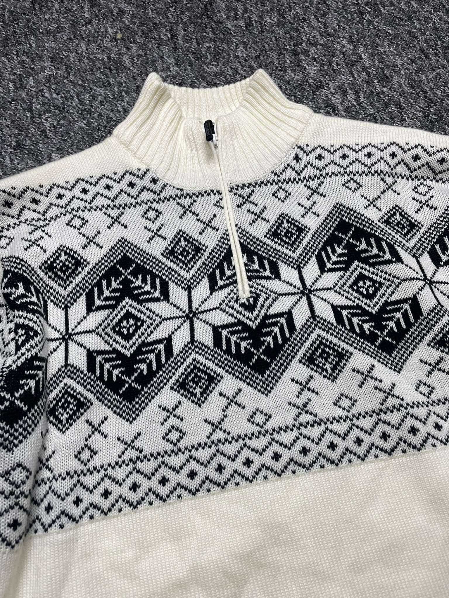 Vintage Vintage sweatshirt zip polar fleece Avant Garde style y2k L Size US L / EU 52-54 / 3 - 3 Thumbnail