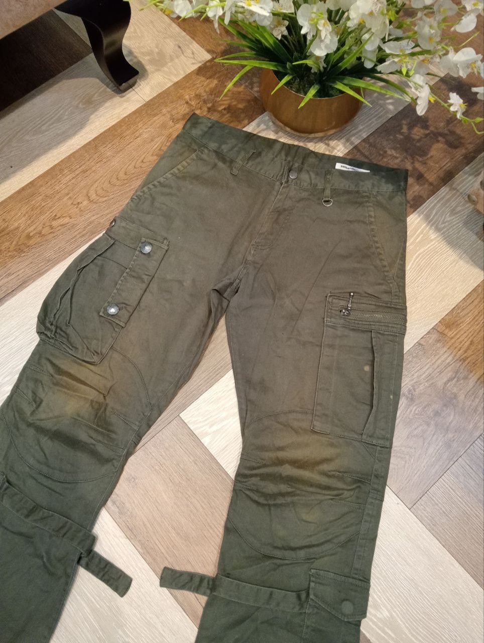 semanticdesign SEMANTICDESIGN JAPAN STRETCH MULTIPOCKET BANDAGE FLARED PANT Size US 31 - 4 Thumbnail