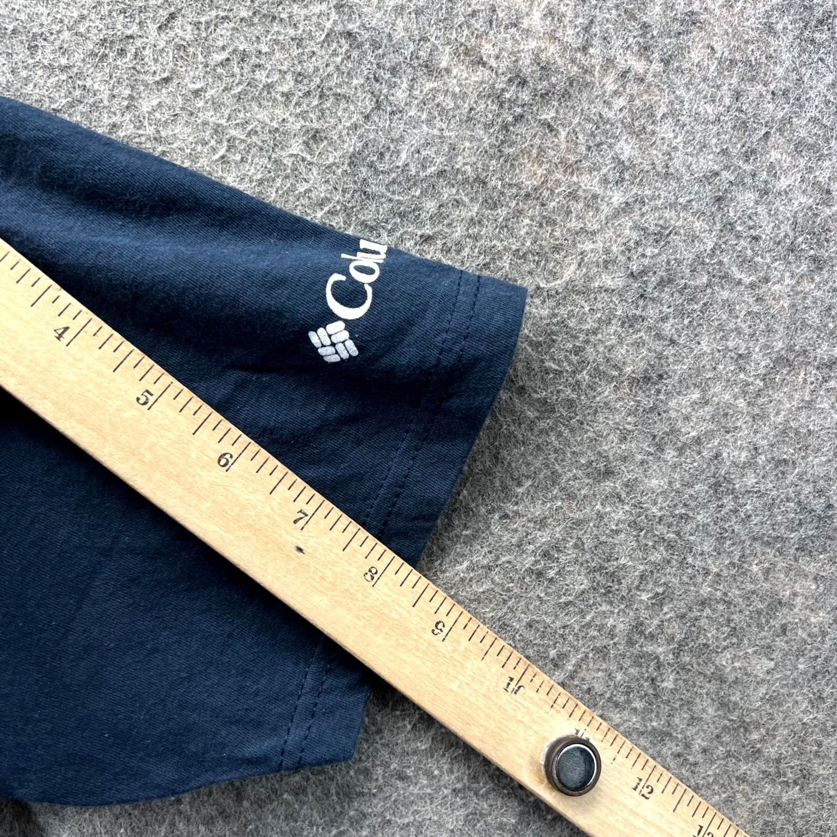 Vintage Columbia Shirt Mens S Blue Navy Crewneck Grand Canyon Big Print Tee Size US S / EU 44-46 / 1 - 5 Thumbnail