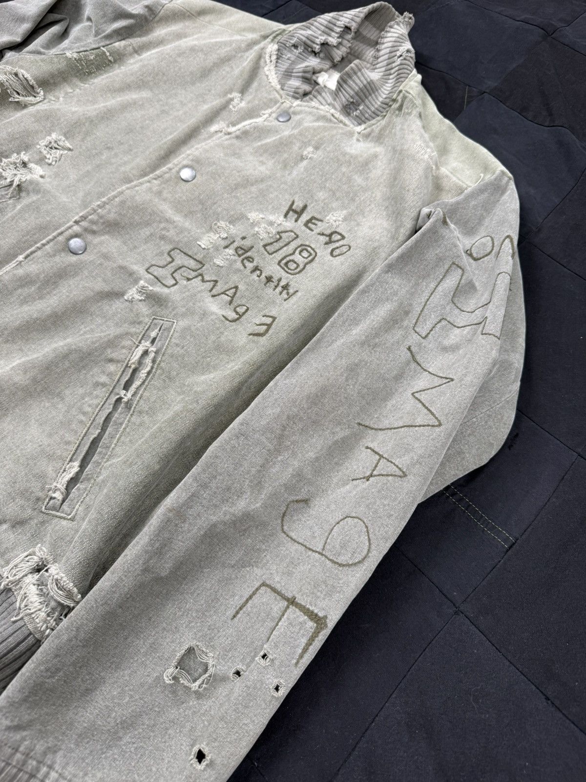 Greg Lauren Army Duffle Varsity Jacket Size US L / EU 52-54 / 3 - 4 Thumbnail
