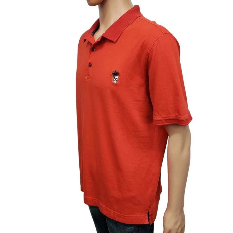 Robert Graham ROBERT GRAHAM Lucifer Polo XL Classic Fit Skull Embroidery Size US XL / EU 56 / 4 - 5 Thumbnail