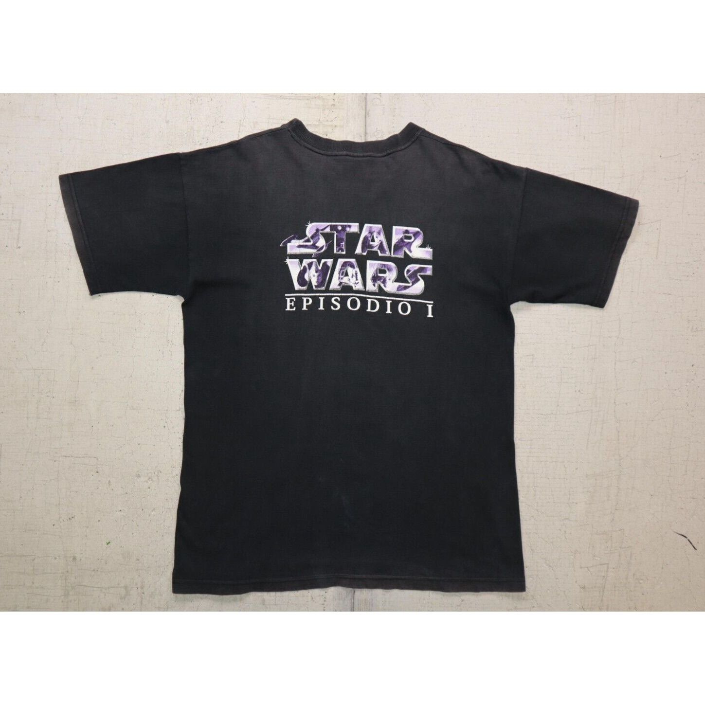 Vintage Vintage 90s Star Wars Episode 1 Phantom Menace T Shirt Sz L Size US L / EU 52-54 / 3 - 2 Thumbnail