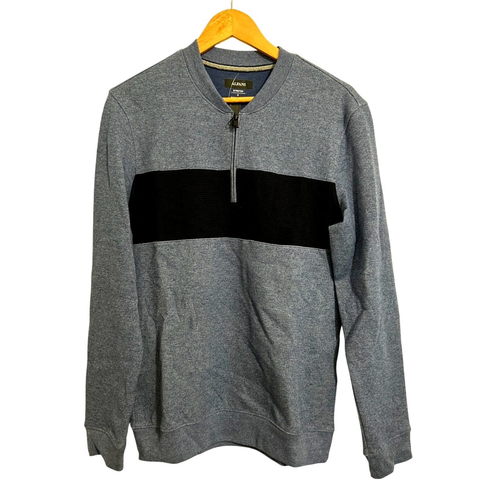 Alfani NWT Alfani Baseball Ottoman Henley Neck Quarter-Zip Sweater Size US S / EU 44-46 / 1 - 1 Thumbnail
