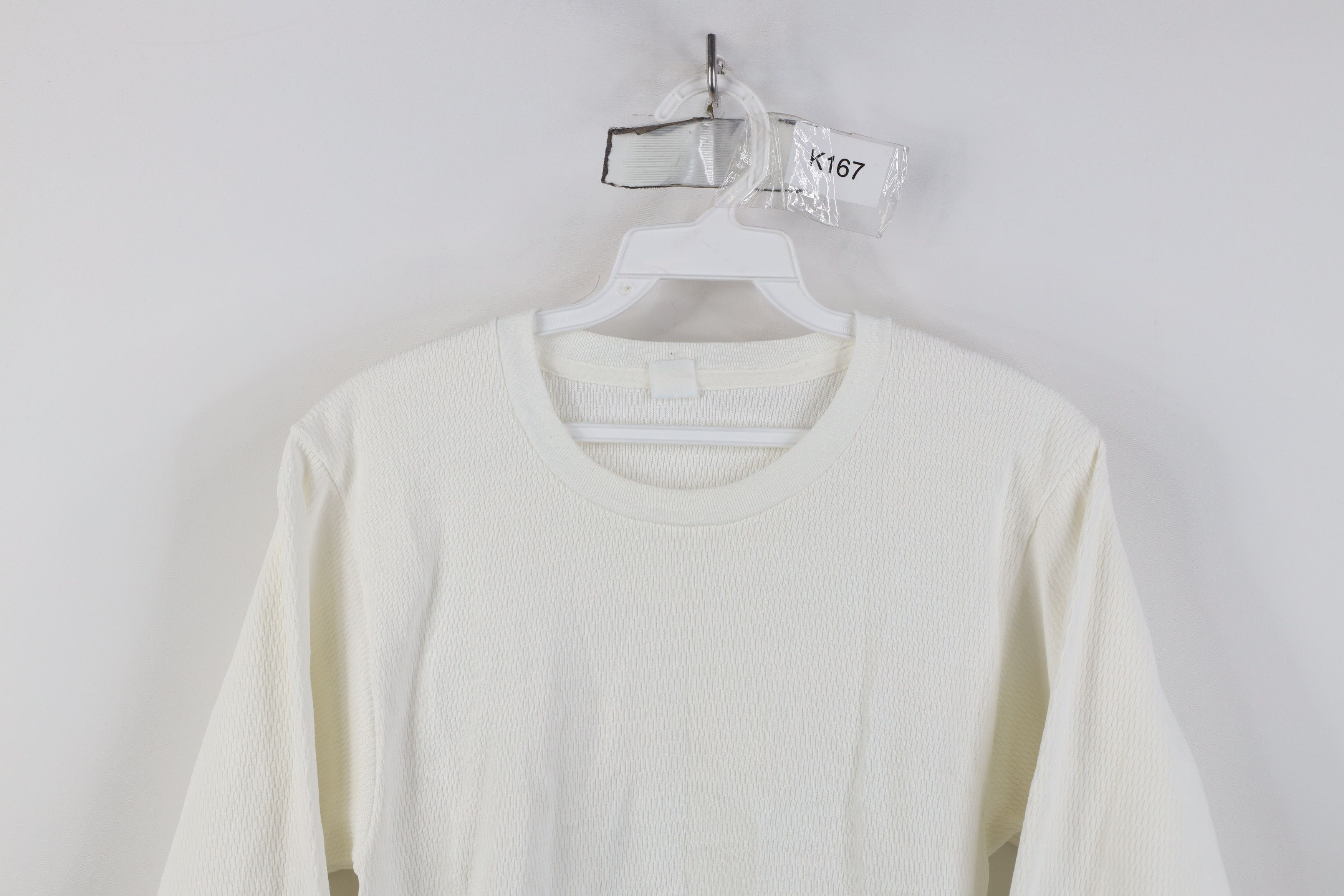 Vintage Vintage 70s Streetwear Waffle Knit Long Sleeve T-Shirt USA Size US M / EU 48-50 / 2 - 2 Thumbnail