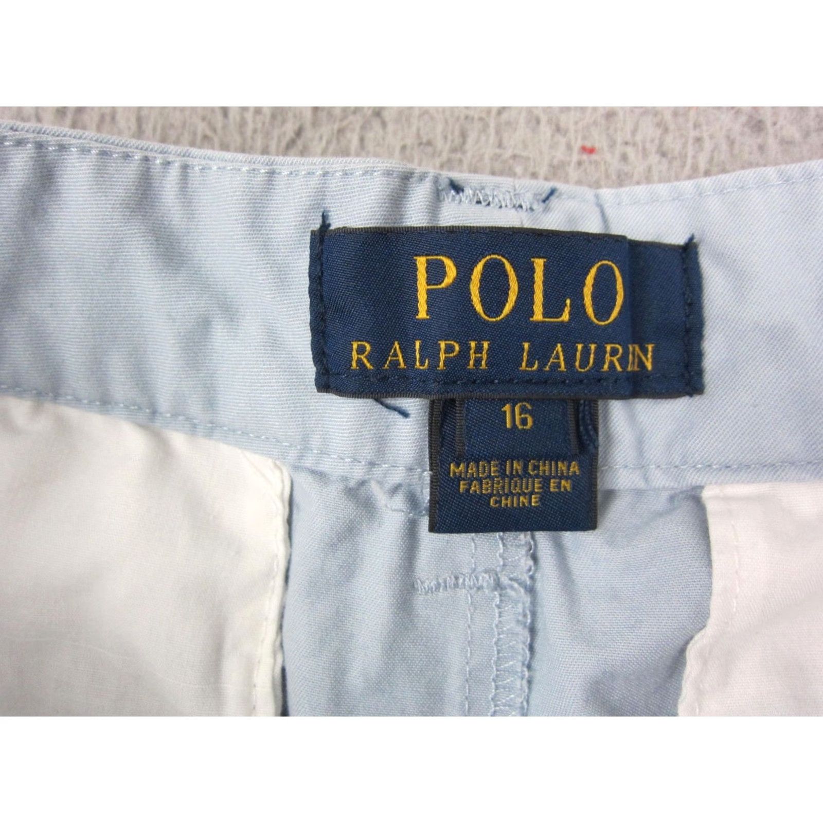 Polo Ralph Lauren Polo Ralph Lauren Pants Womens 16 Blue Straight Leg Chino Casual Beach City Preppy 16 Womens Pants Size 38" / US 16 / IT 52 - 6 Thumbnail