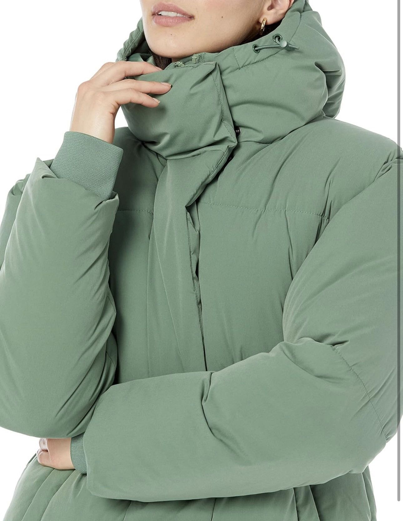 Other Amazon Essentials Women's Short Waisted Puffer Jacket Size XS / US 0-2 / IT 36-38 - 3 Thumbnail