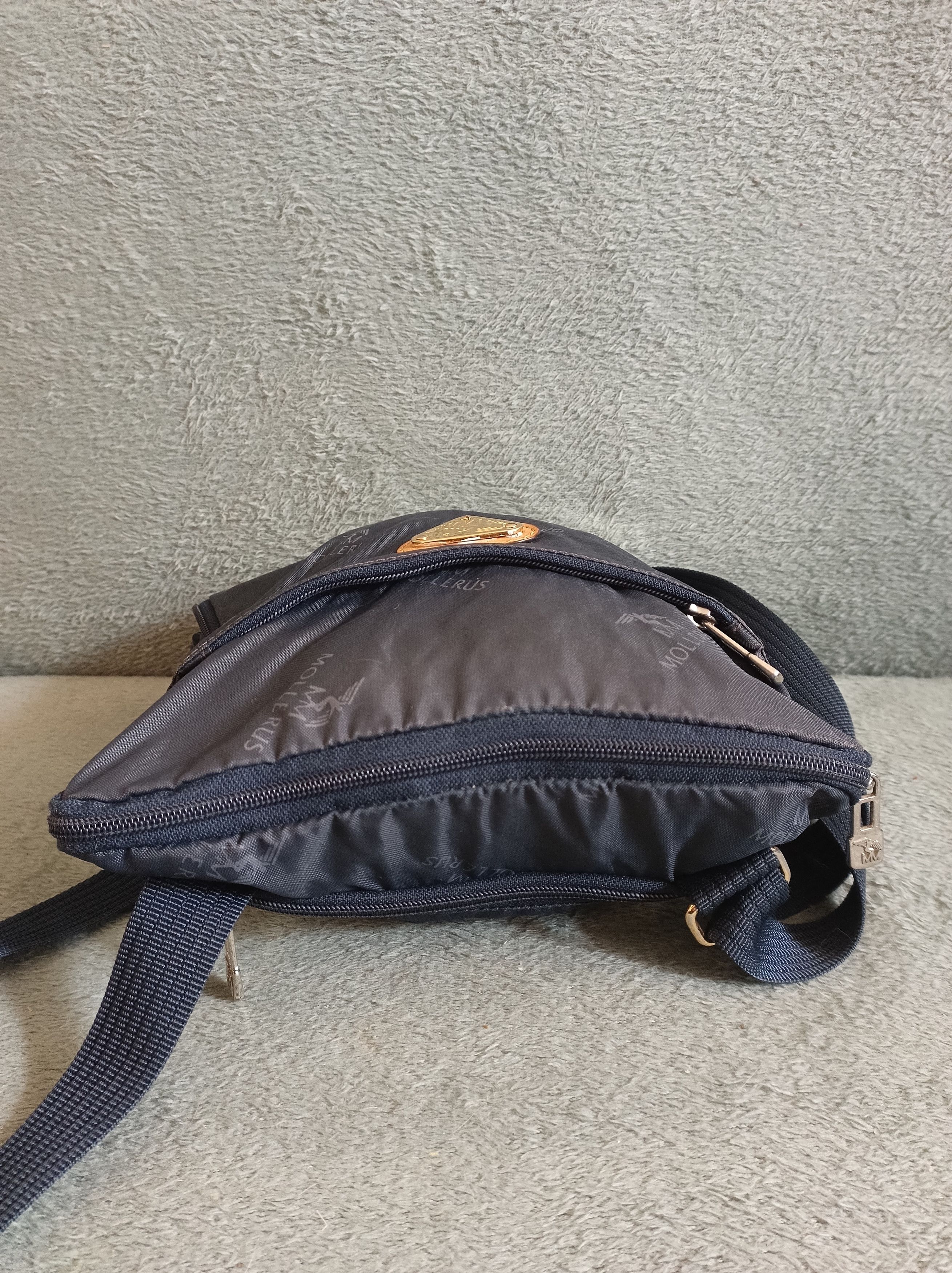 Maison Mollerus Maison Mollerus Monogram Canvas Messenger Crossbody Bag Size ONE SIZE - 7 Thumbnail