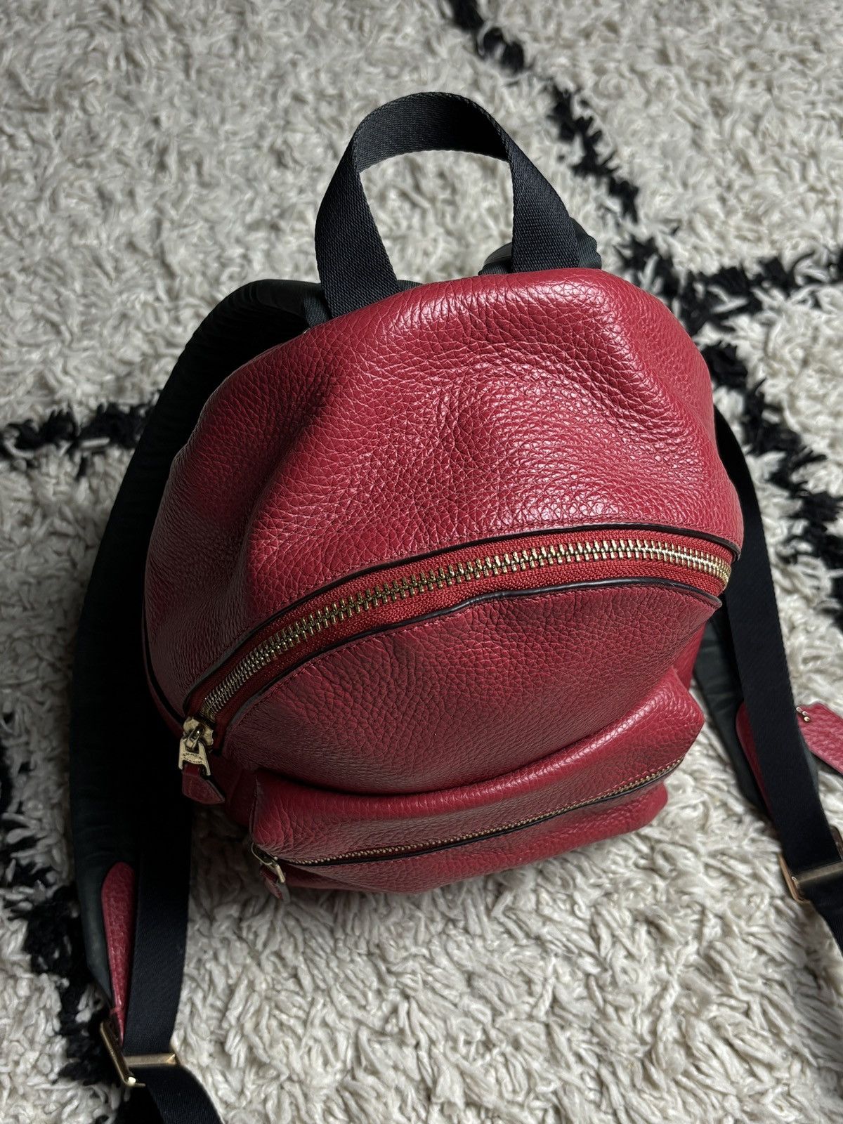Coach Coach Red Leather Charlie Backpack Size ONE SIZE - 4 Thumbnail