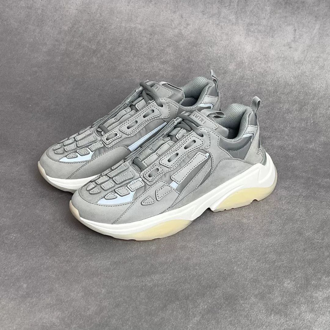 Amiri Amiri Casual Gray Lowtop Sneakers 8 Men Size US 8 / EU 41 - 1 Thumbnail