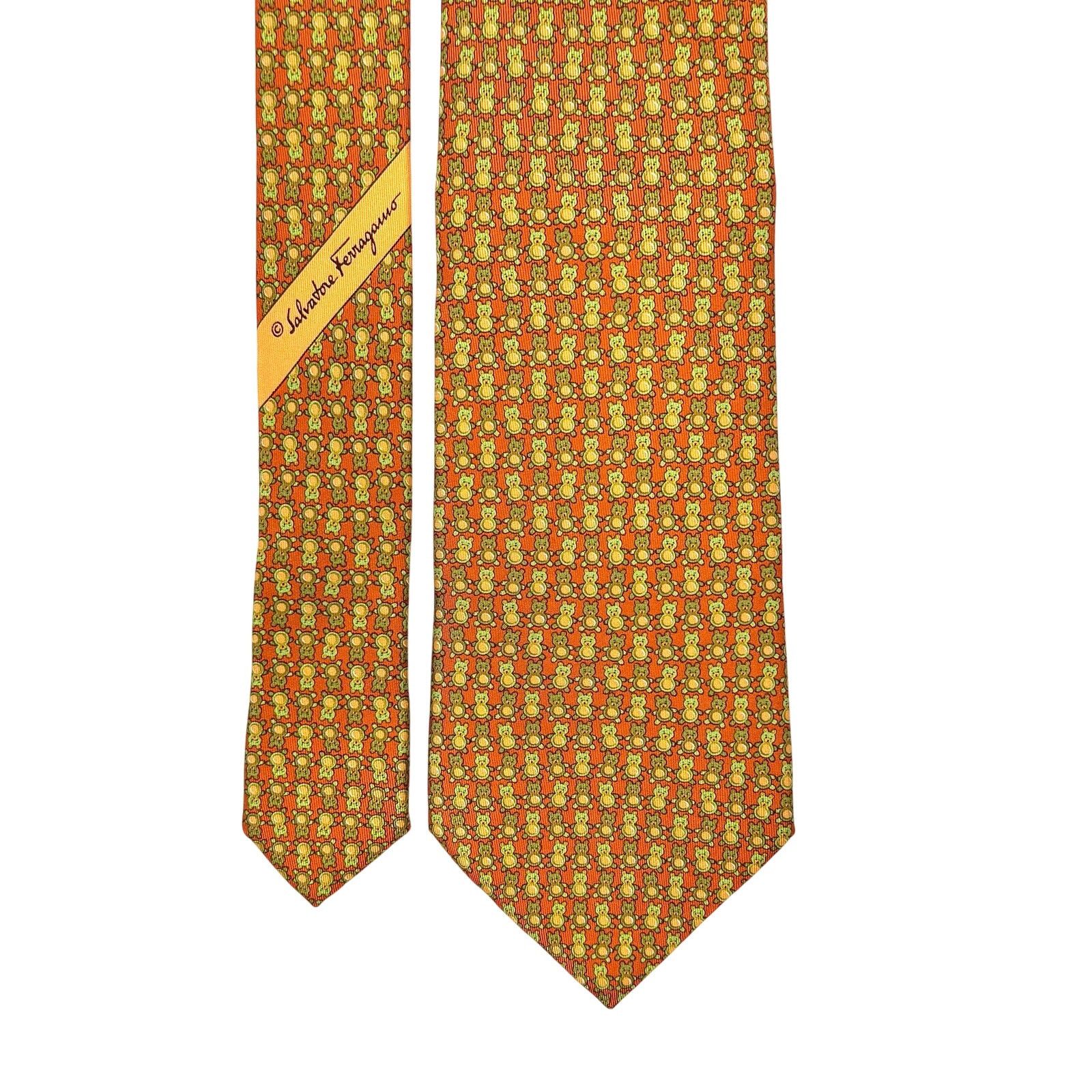 Salvatore Ferragamo Salvatore Ferragamo ‘Teddy’ Tie Size ONE SIZE - 1 Thumbnail