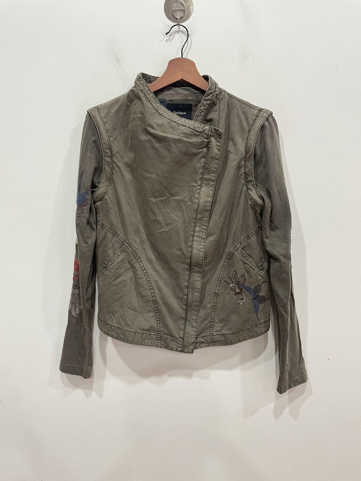Desigual Desigual Asymmetric Zip Jacket Size S / US 4 / IT 40 - 1 Thumbnail