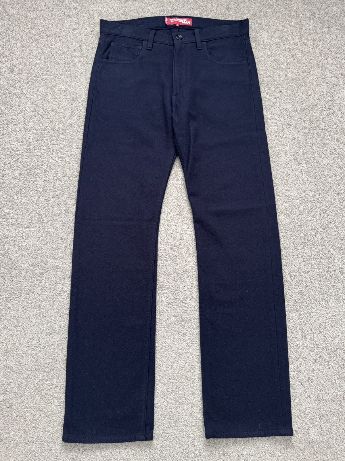Junya Watanabe × Levi's AW02 Junya Watanabe x Levis Greenwich Pigs Printed Wool Pant Size US 33 - 5 Thumbnail