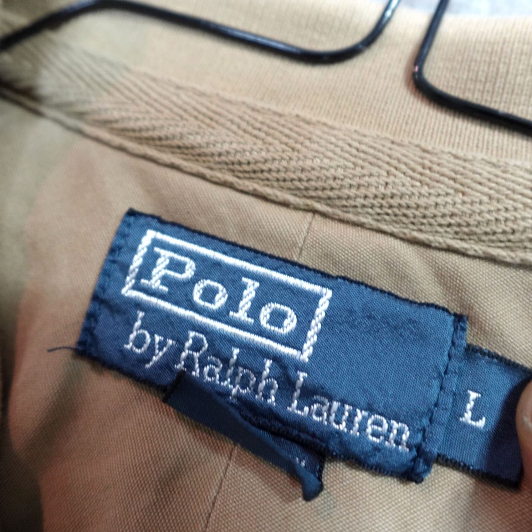 Polo Ralph Lauren VINTAGE Polo Ralph Lauren Polo Shirt Beige Solid Short Sleeve Collared 100% Cotton Men L Beige Metal Buttons Pocket Size US L / EU 52-54 / 3 - 3 Thumbnail