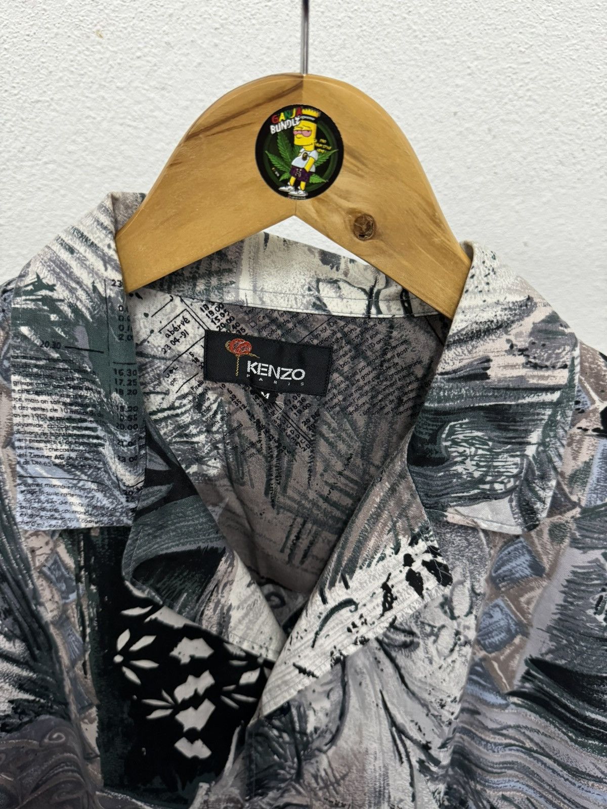 Designer × Kenzo KenZo full print button up shirt Size US M / EU 48-50 / 2 - 5 Thumbnail