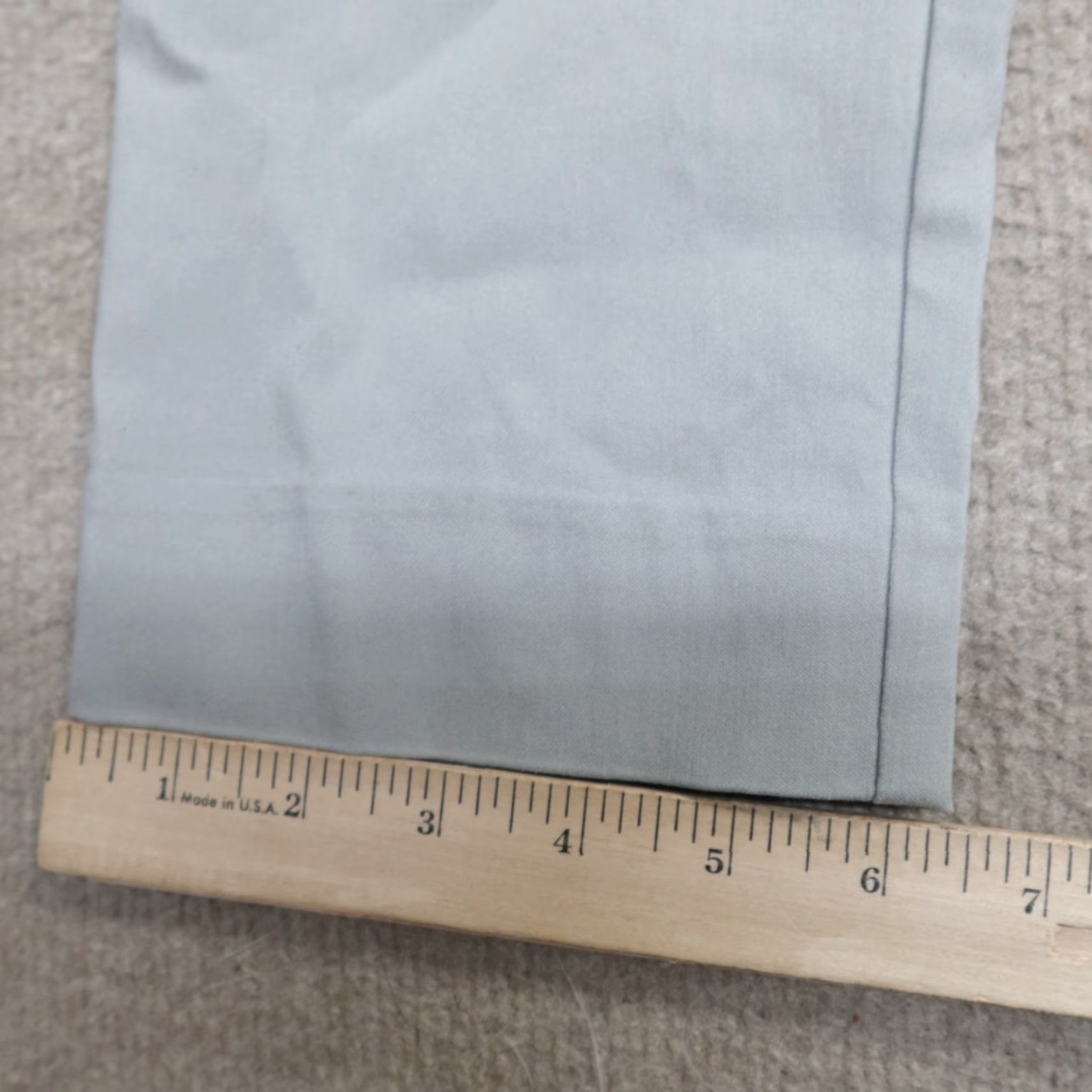 Vintage Krazy Larry Womens Pants 6 Gray Solid Ponte Pull On Dress Pants Straight Leg 27in Inseam Regular Fit - Mens? (Note: gender specified as Women) Size 28" / US 6 / IT 42 - 4 Thumbnail