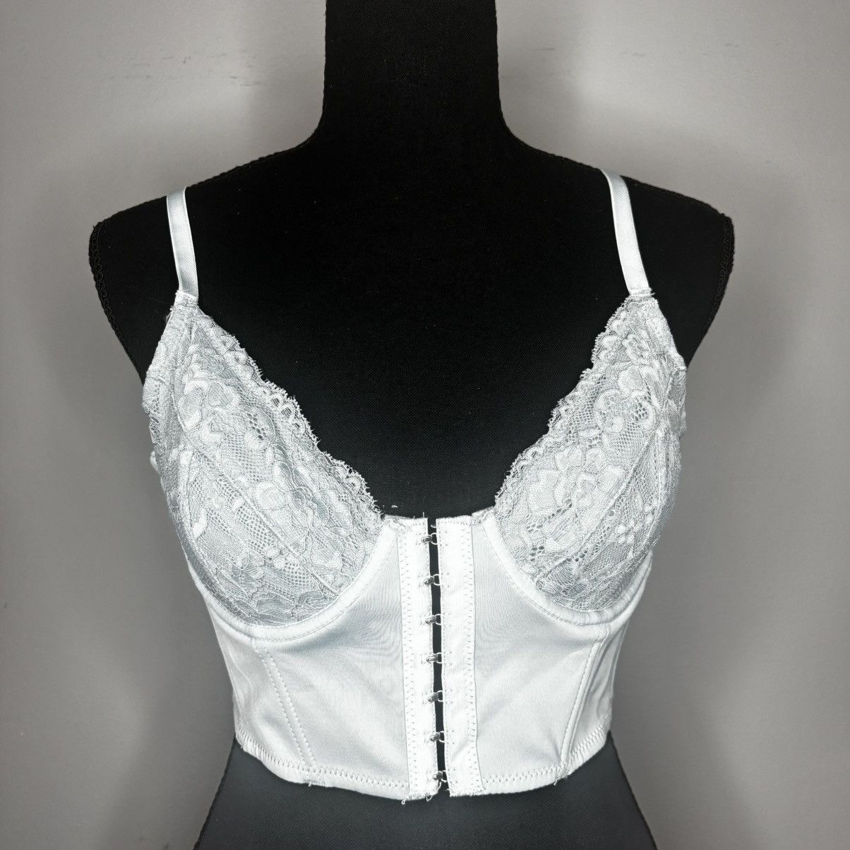 Garage Garage Bustier Womens PS Medium Seafoam Combo Lace Bra Clasp Size M / US 6-8 / IT 42-44 - 1 Thumbnail