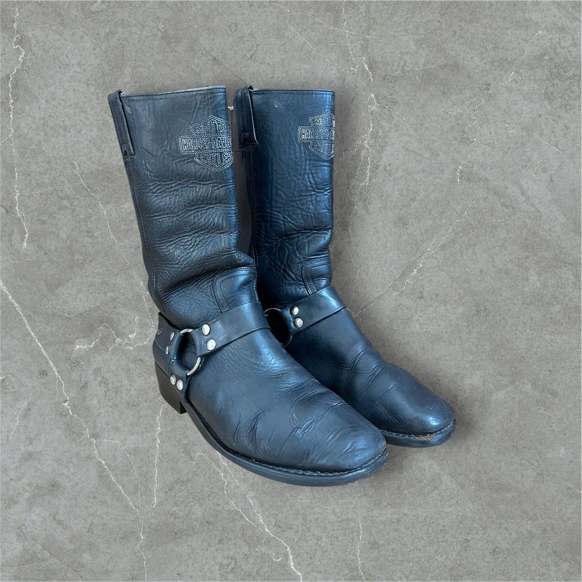 Harley Davidson Vintage Harley-Davidson Engineered Harness Motorcycle Boots Size US 11 / EU 44 - 1 Thumbnail