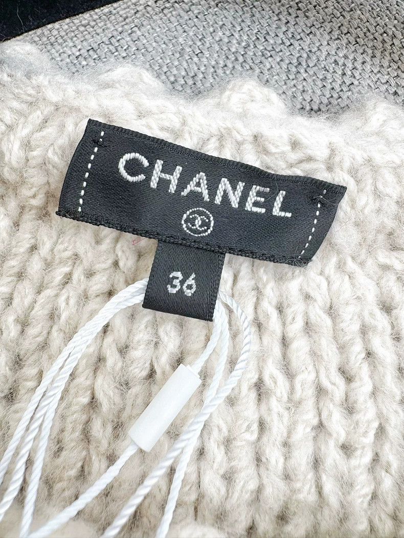 Chanel Chanel 21A Castle Series Beige Three-dimensional Crochet S Size XS / US 0-2 / IT 36-38 - 5 Thumbnail