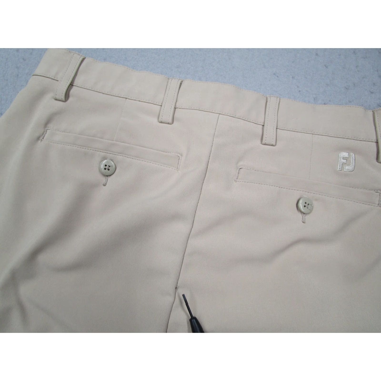 Footjoy FootJoy Pants Mens 32 Beige Flat Front Performance Chinos Work Golf 32x30 Size US 32 / EU 48 - 6 Thumbnail