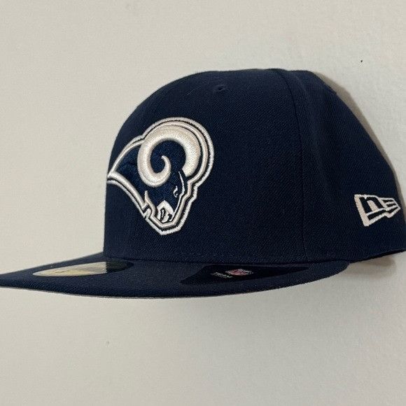 New Era NEW ERA LOS ANGELES RAMS 59FIFTY FITTED HAT SZ 8 Size ONE SIZE - 4 Thumbnail