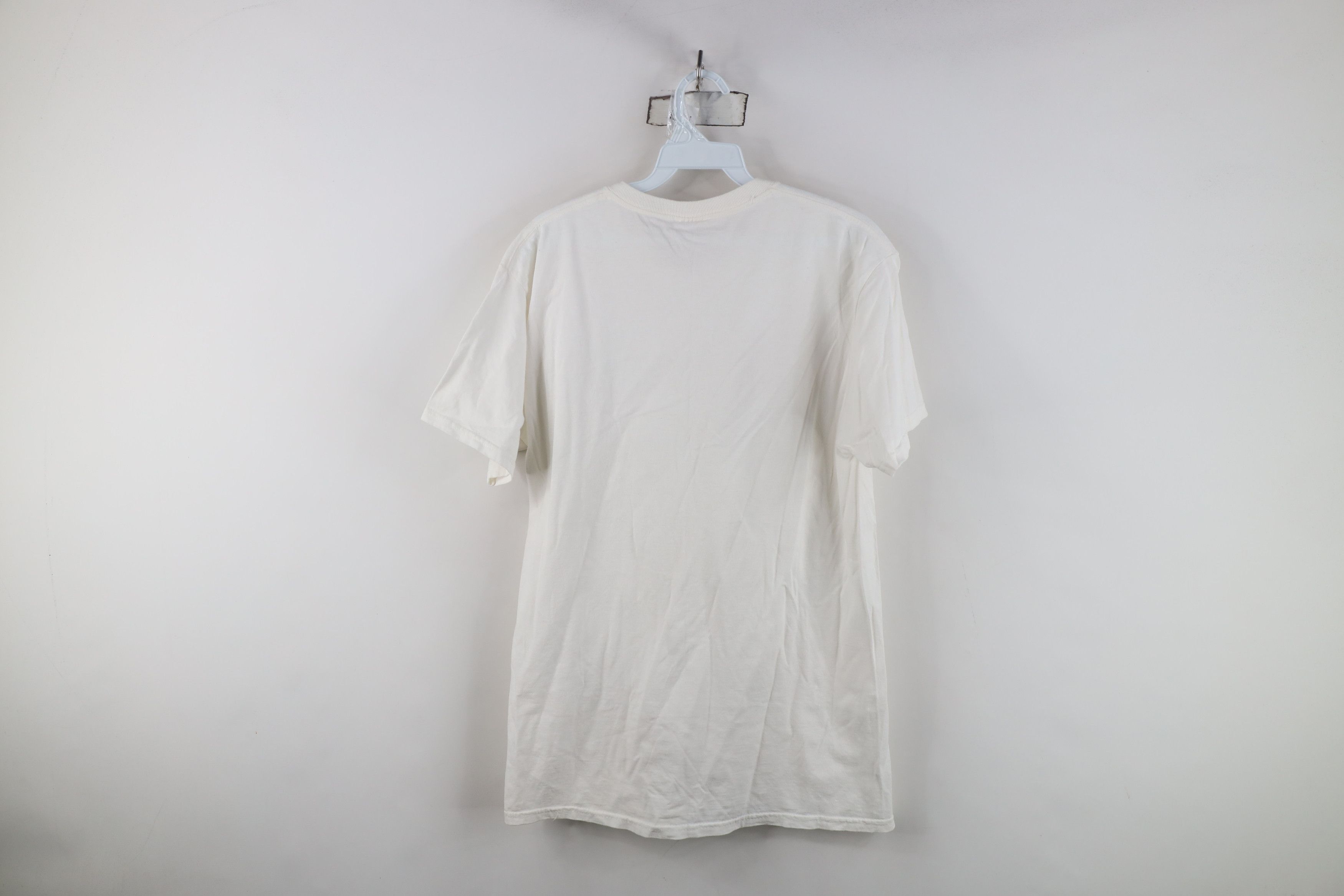 Vintage Vintage 90s Y2K Streetwear Cotton Short Sleeve T-Shirt White Size US M / EU 48-50 / 2 - 6 Thumbnail