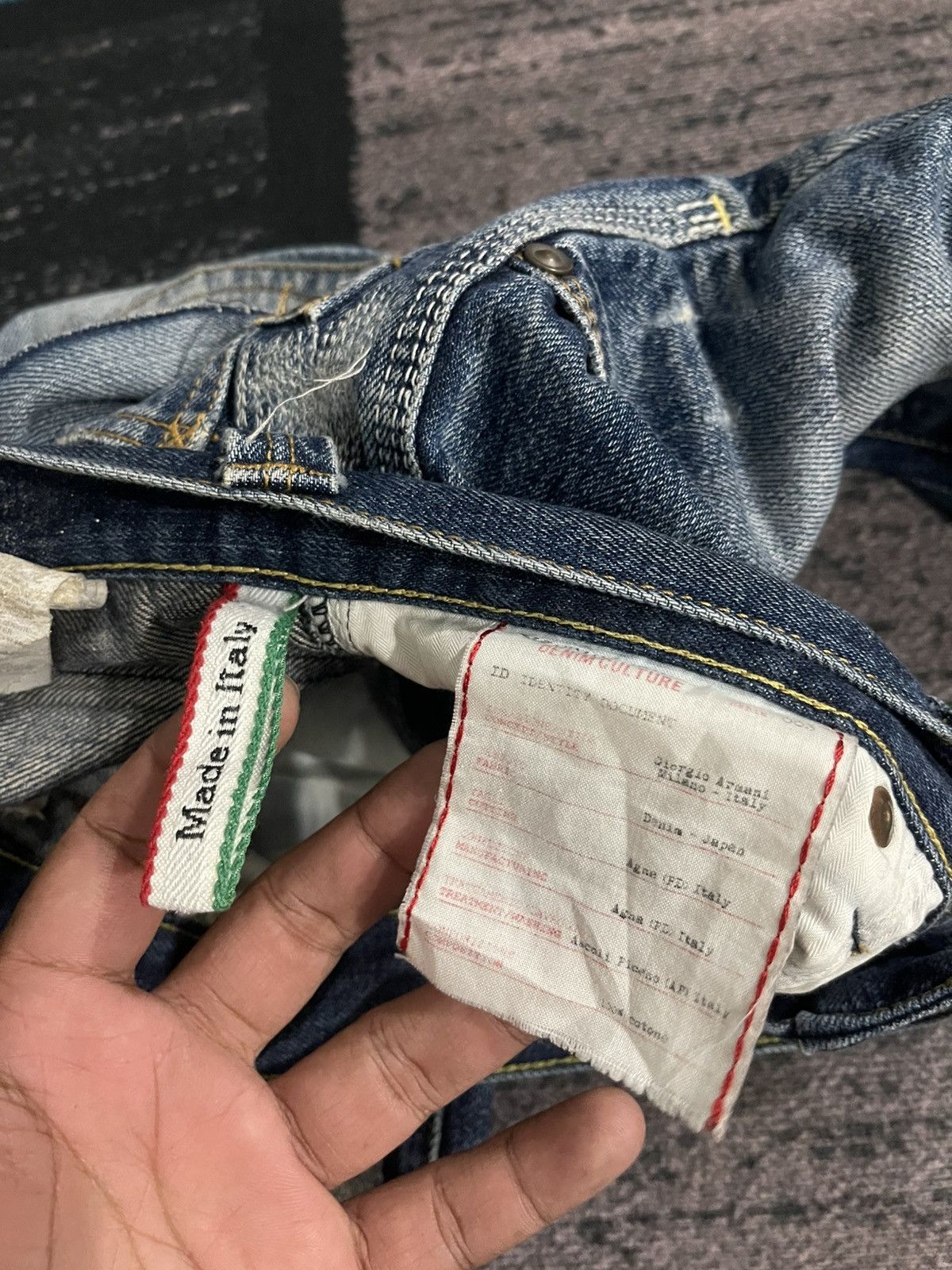 Armani Armani Jeans Distressed Denim Size US 29 - 19 Thumbnail