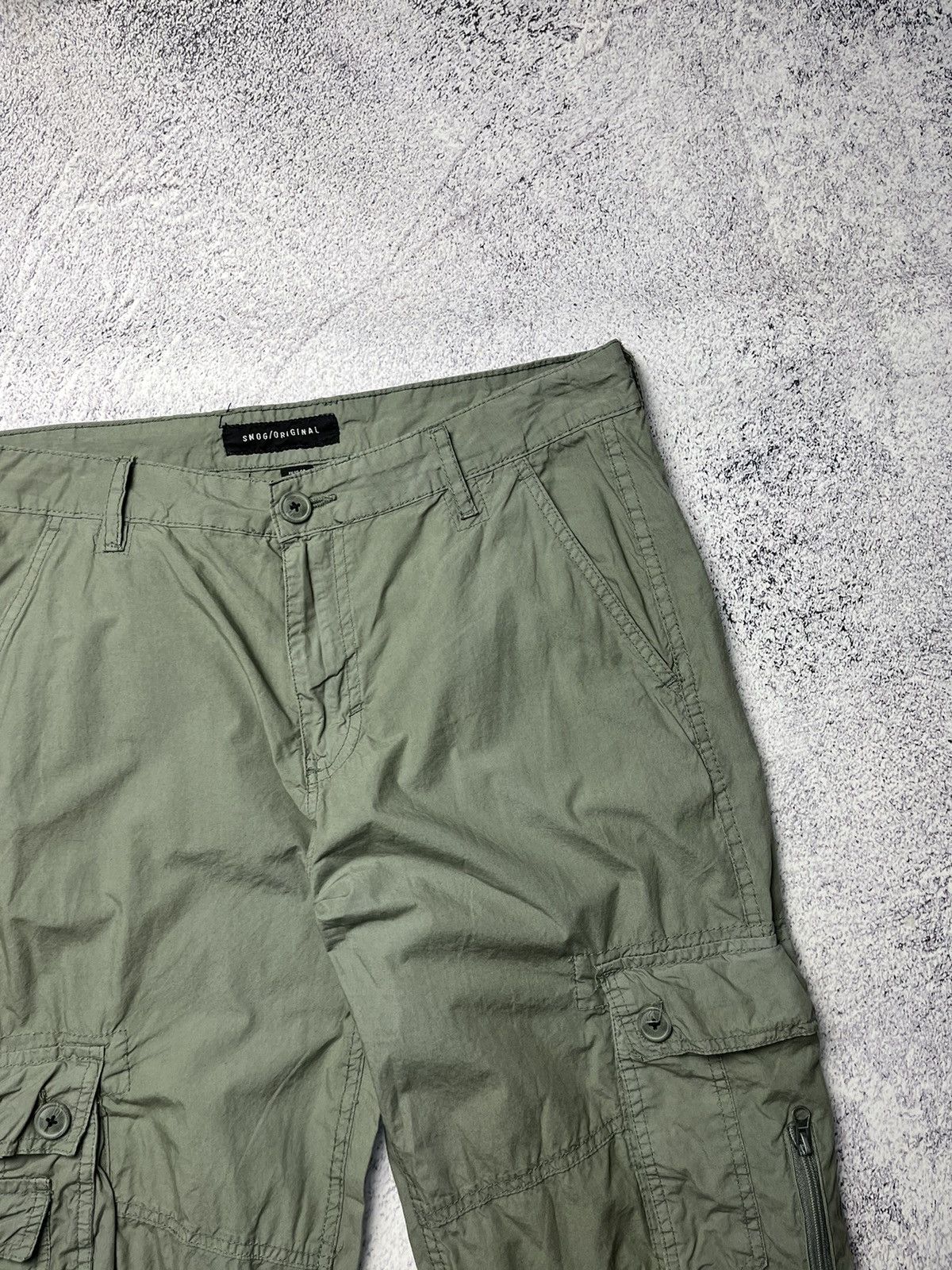 Other VINTAGE JAPANESE STYLE MULTI POCKET MILITARY CARGO PANTS Size US 34 / EU 50 - 4 Thumbnail