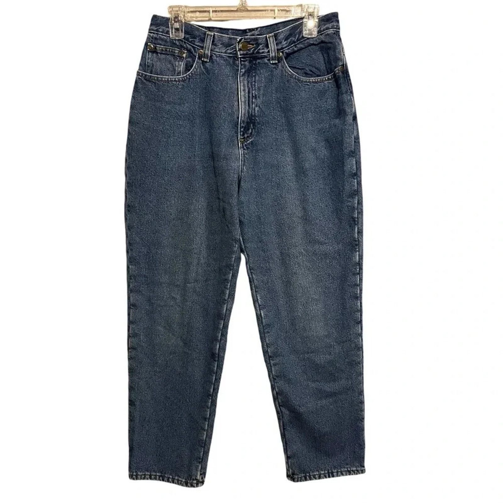 L.L. Bean Women's LL Bean Insulated Relaxed Fit Jeans Size 12 Denim Size 34" / US 12 / IT 48 - 1 Thumbnail