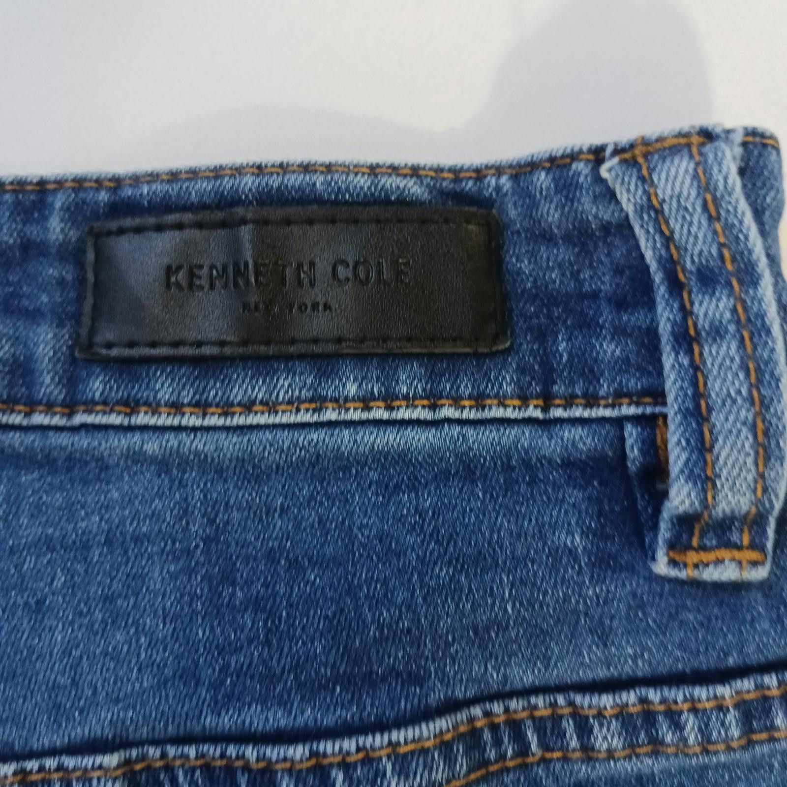 Kenneth Cole Women’s Kenneth Cole Slim Fit Women Blue Stretch Jeans 32x30 Size 32" / US 10 / IT 46 - 5 Thumbnail