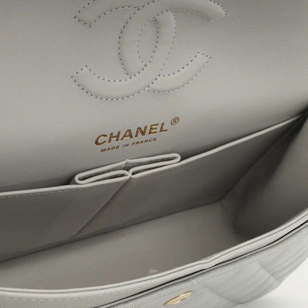 Chanel os11x0326 Size: OS / Small Double Classic Flap Bag in Grey Size ONE SIZE - 6 Thumbnail