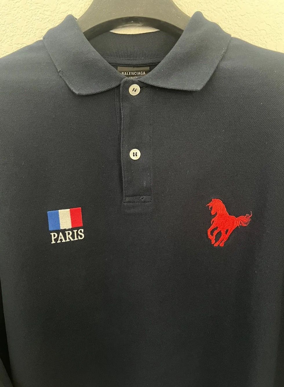 Balenciaga Balenciaga Polo Horse Paris Polo Shirts | Grailed