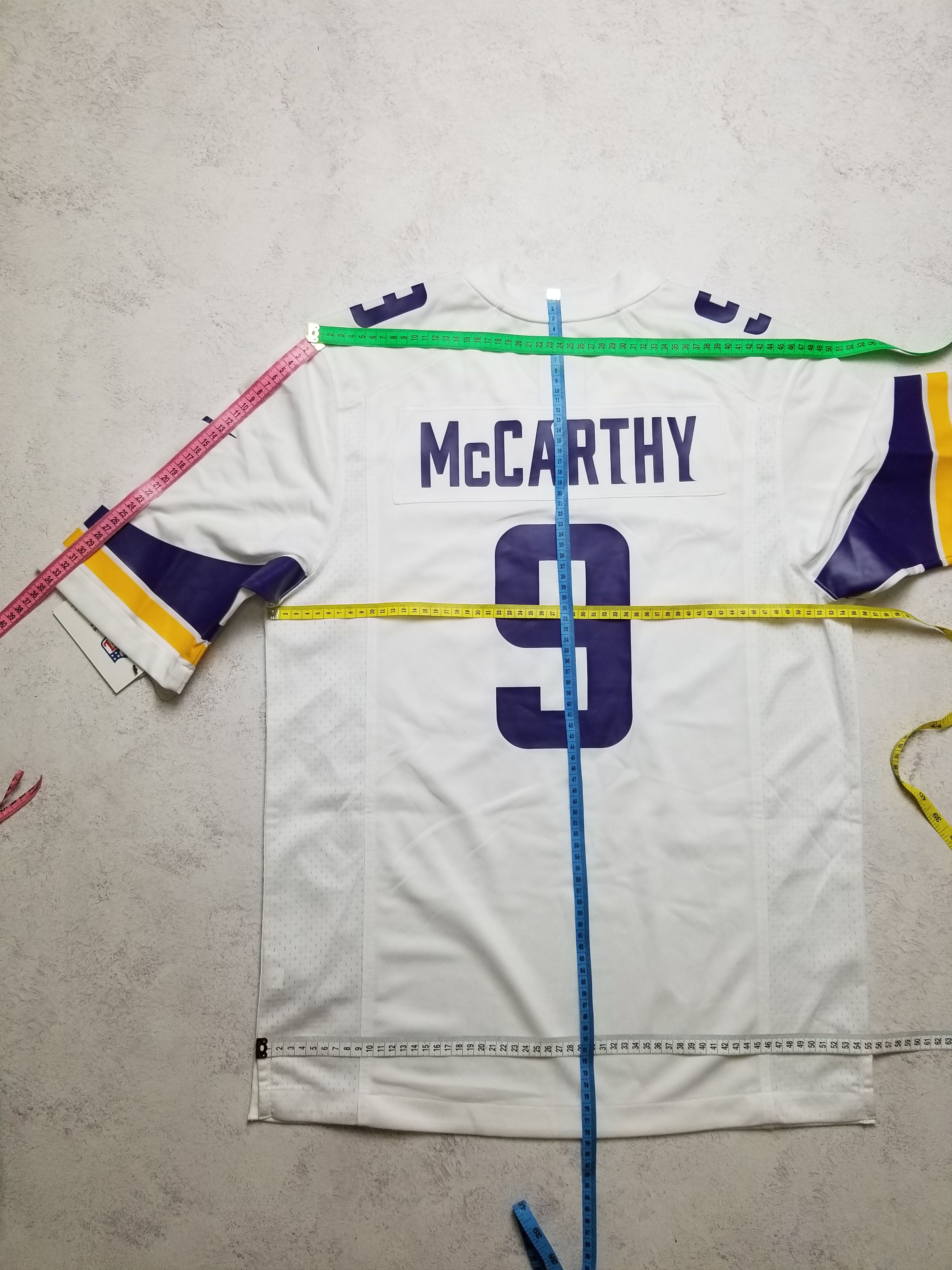 Nike J.J. McCarthy #9 Minnesota Vikings Nike On-field Game Jersey Size US M / EU 48-50 / 2 - 4 Thumbnail