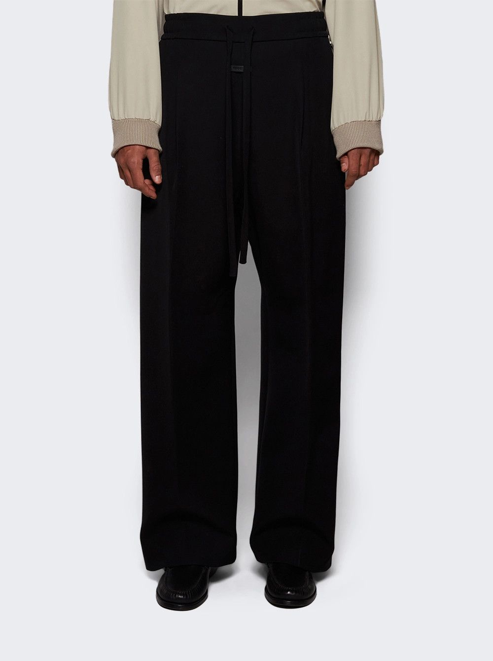 Fear of God o1mle0326 Drawstring Wide Leg Pants in Black Size US 32 / EU 48 - 2 Thumbnail