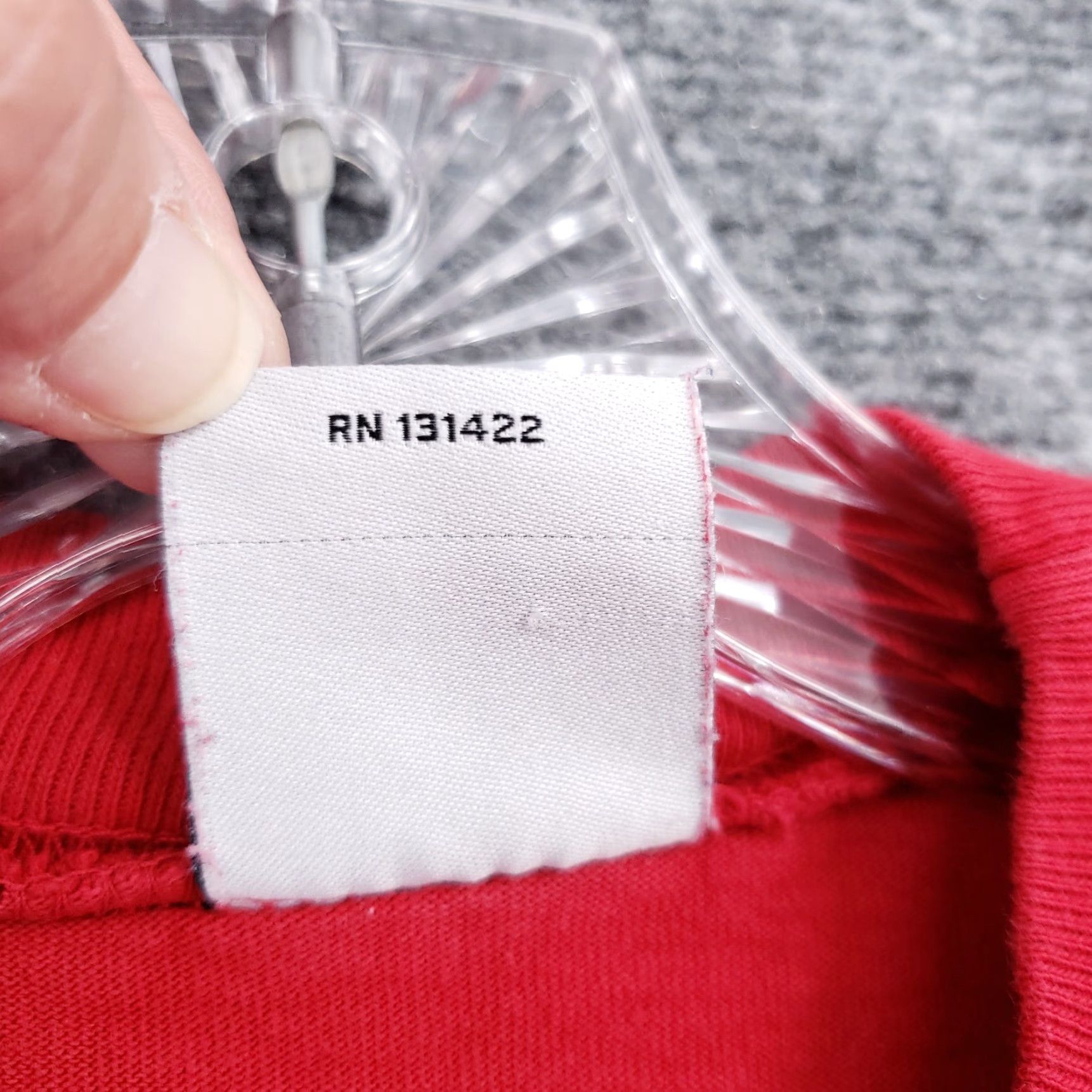 ESPIRIT Spirit Jersey Shirt Mens S Red Stripe Cotton Size US S / EU 44-46 / 1 - 7 Thumbnail