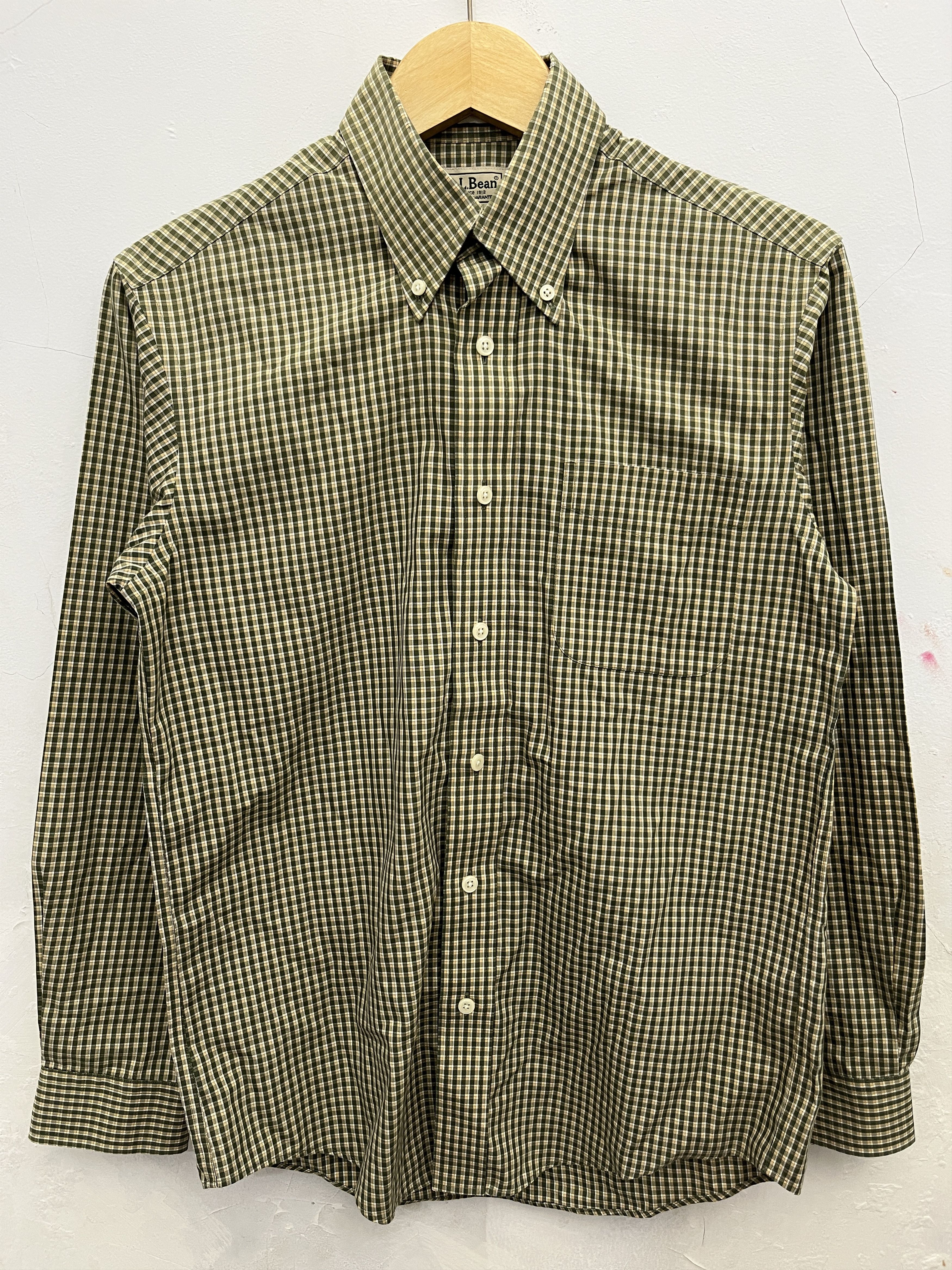 L.L. Bean LL Bean Flannel Shirt Green Plaid – XS (Fits L Asia) Size US XS / EU 42 / 0 - 2 Thumbnail