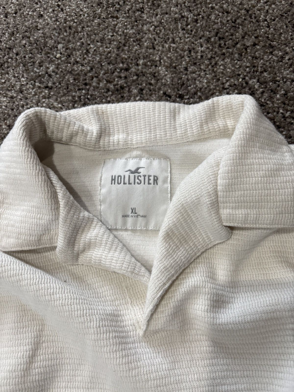 Hollister White Hollister collar shirt Size US XL / EU 56 / 4 - 3 Thumbnail