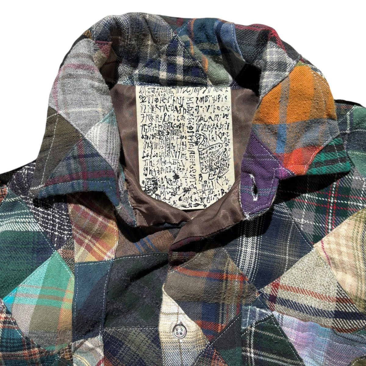 NADA 2006 rebirth to tabura rasa Rebuild patchwork flannel hoodie Size US L / EU 52-54 / 3 - 3 Thumbnail