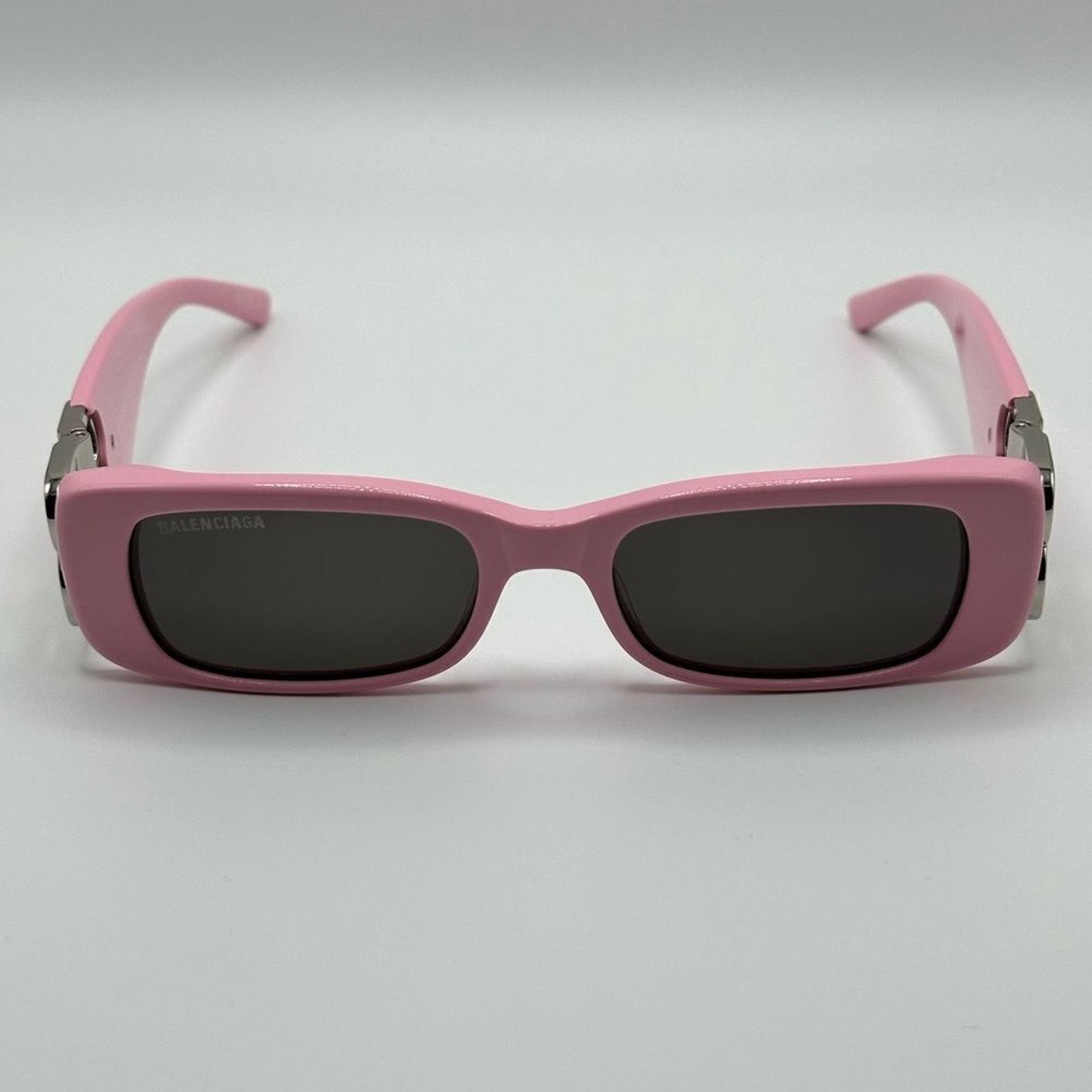 Balenciaga BRAND NEW BALENCIAGA BB0096S 012 Pink/Silver/Grey Sunglasses Size ONE SIZE - 7 Thumbnail