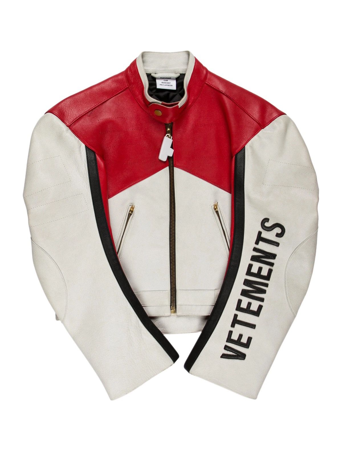 Vetements (S) FW16 Demna Vetements Leather Moto Jacket Size US S / EU 44-46 / 1 - 1 Thumbnail