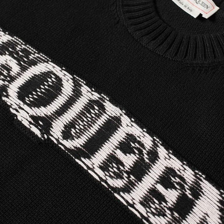Alexander McQueen o1y1024 Sweater in Black Size US XL / EU 56 / 4 - 2 Thumbnail