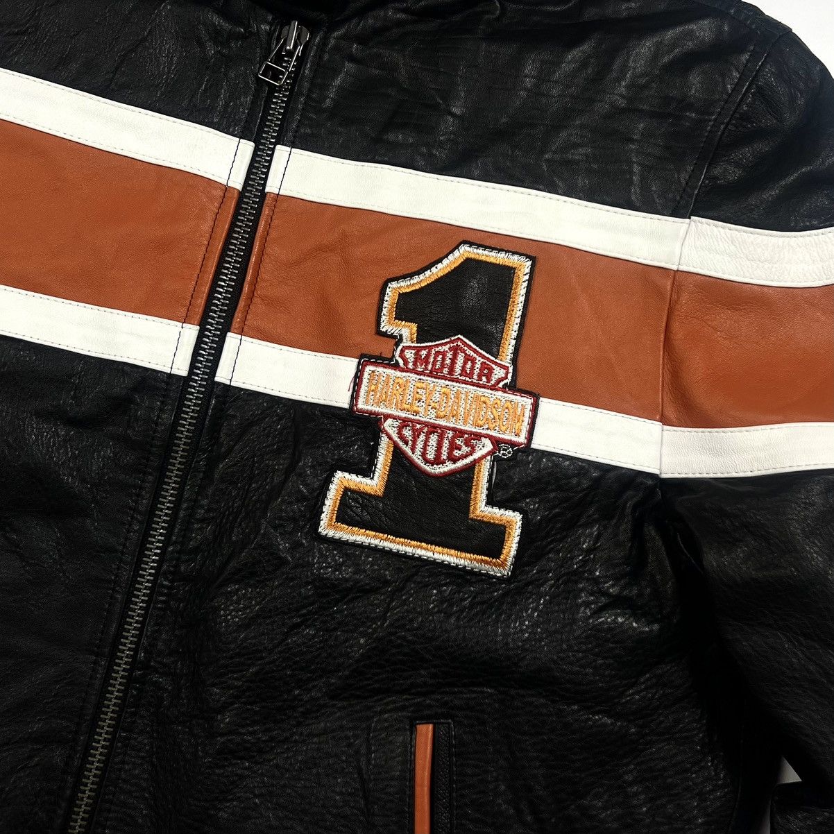 Harley Davidson × Vintage Vintage Harley Davidson Embroidered Logo Jacket Size L Size US L / EU 52-54 / 3 - 9 Thumbnail