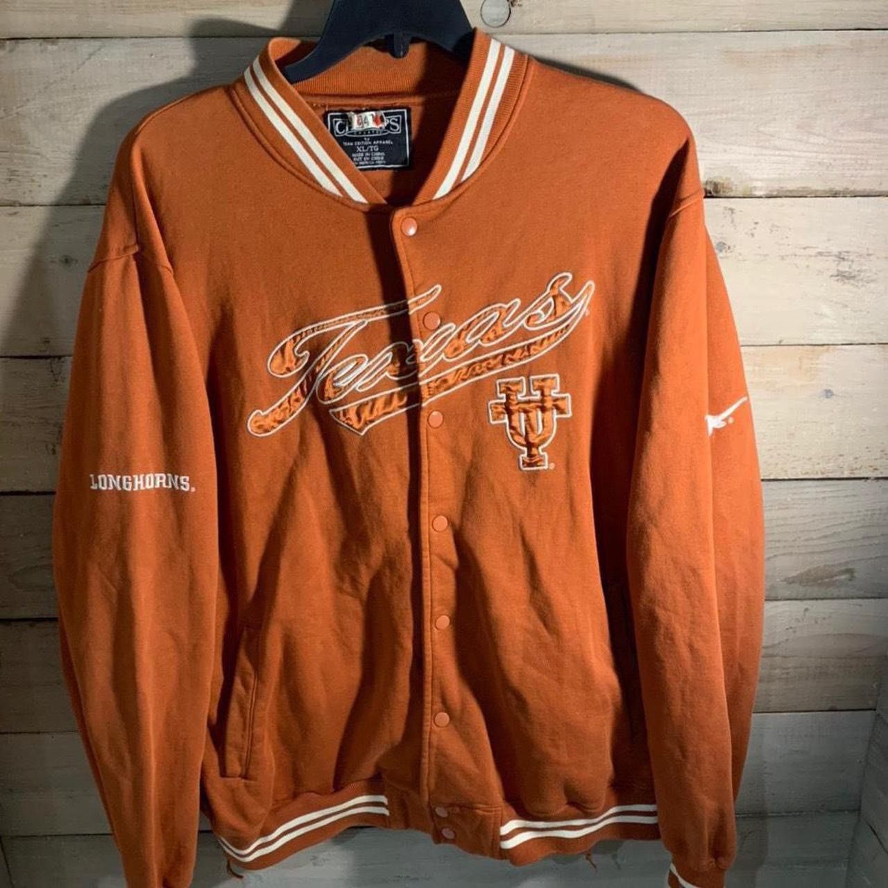 image of American College x Vintage Texas Longhorns Jacket in Orange, Women's (Size XL)