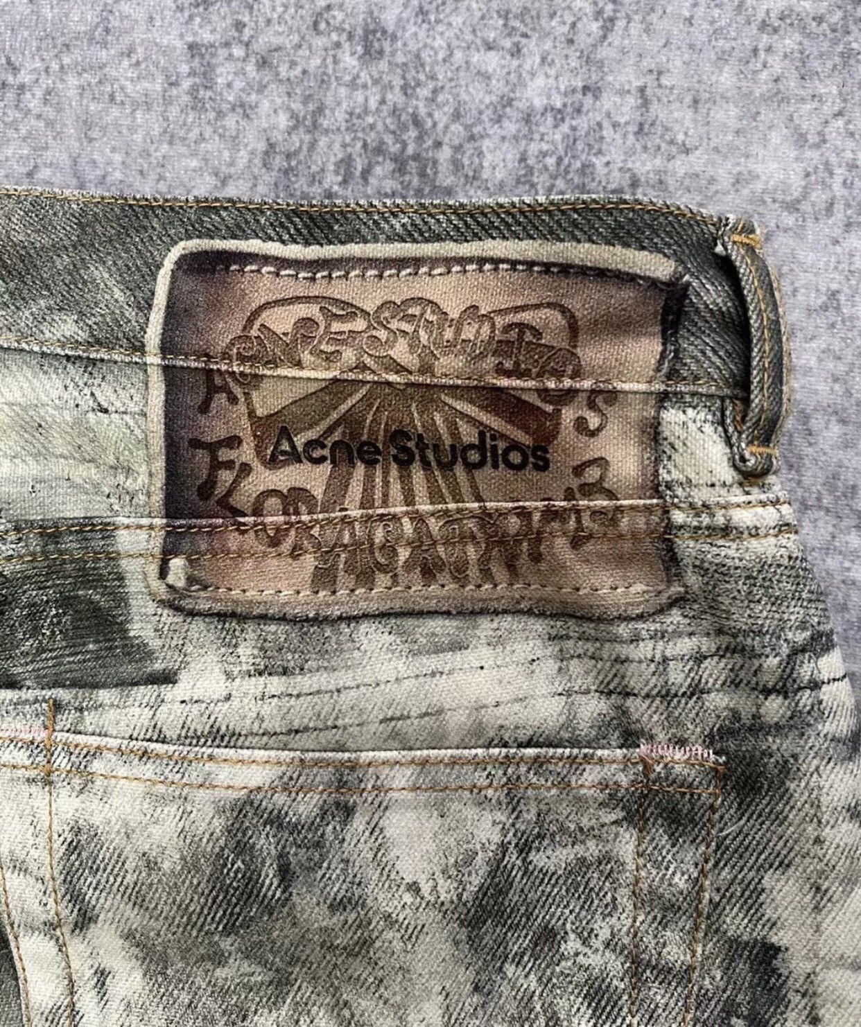 Acne Studios Acne studios splash-ink printing jeans 2409-Nextarrow Size US 32 / EU 48 - 5 Thumbnail