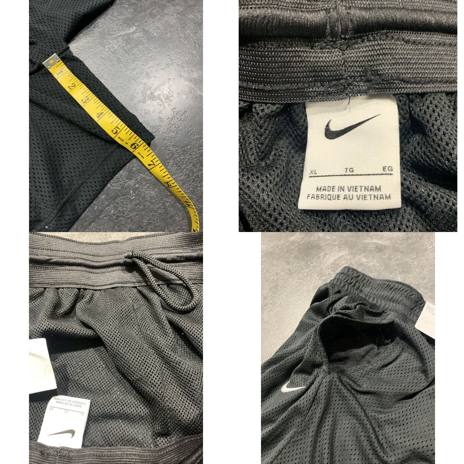 Nike Nike Athletic Shorts Mens XL Black Loose Fit Thigh Length Activewear Size US 36 / EU 52 - 8 Thumbnail
